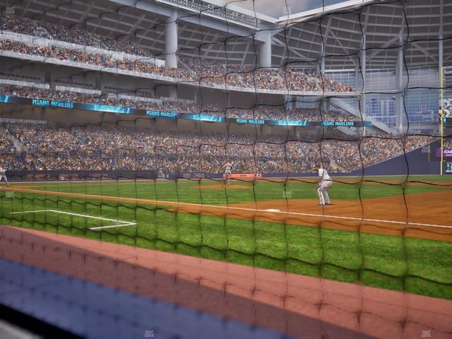 loanDepot park - Section 1St Base Dugout Club Field Level 3 Seat View