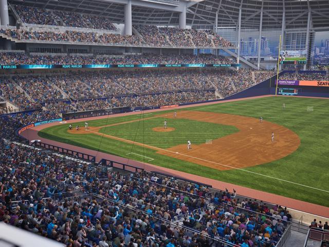 loanDepot park - Section 206 Seat View