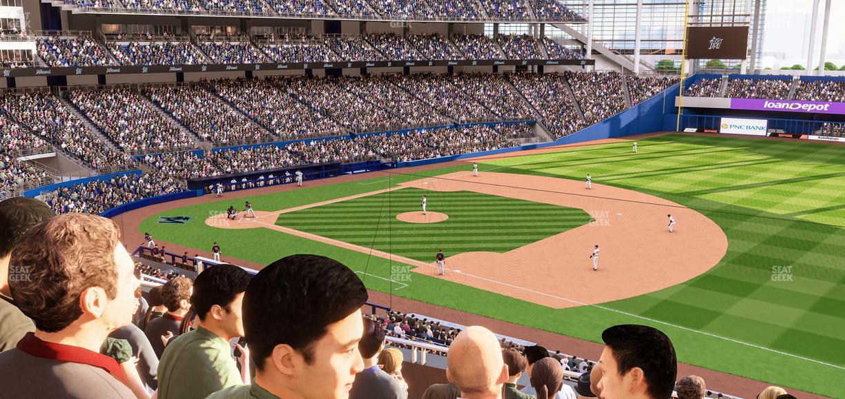 loanDepot park - Section 206 Seat View