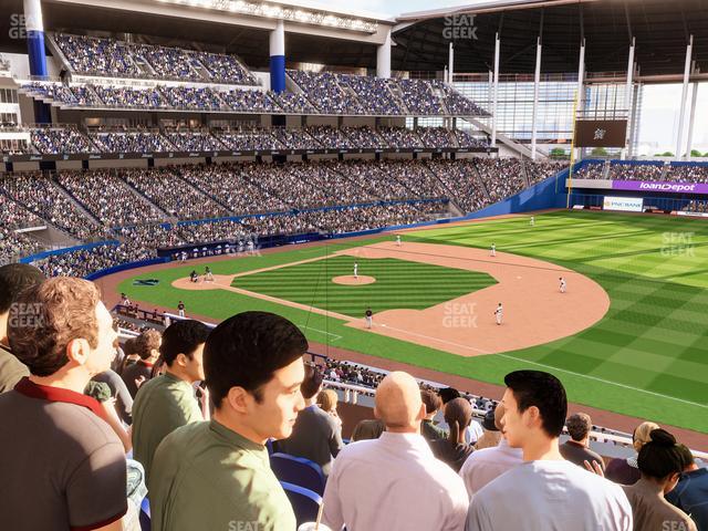 loanDepot park - Section 206 Seat View