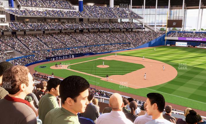 loanDepot park - Section 206 Seat View