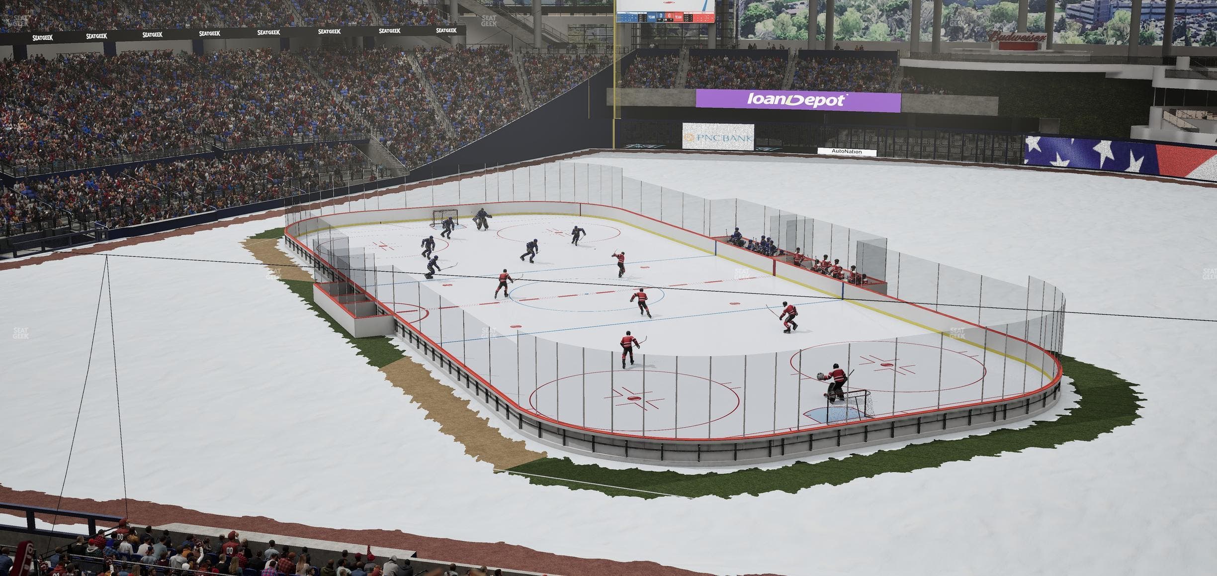 loanDepot park - Section 206 Seat View