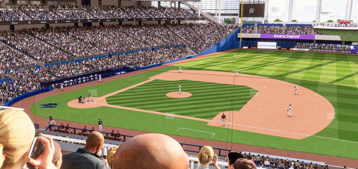 loanDepot park - Section 208 Seat View