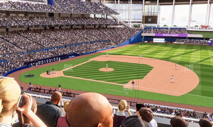 loanDepot park - Section 208 Seat View