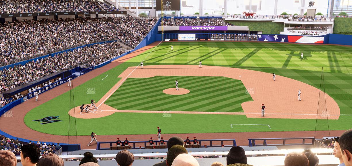 loanDepot park - Section 210 Seat View