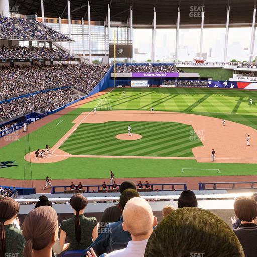 loanDepot park - Section 210 Seat View