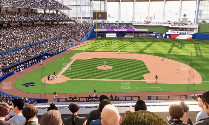 loanDepot park - Section 210 Seat View