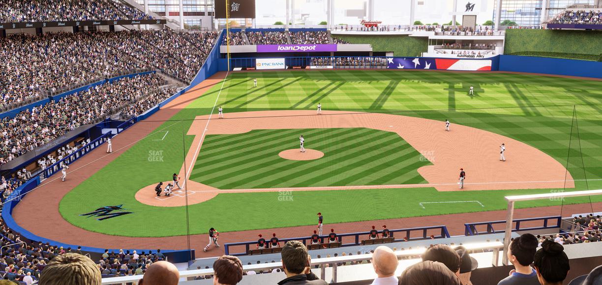 loanDepot park - Section 211 Seat View