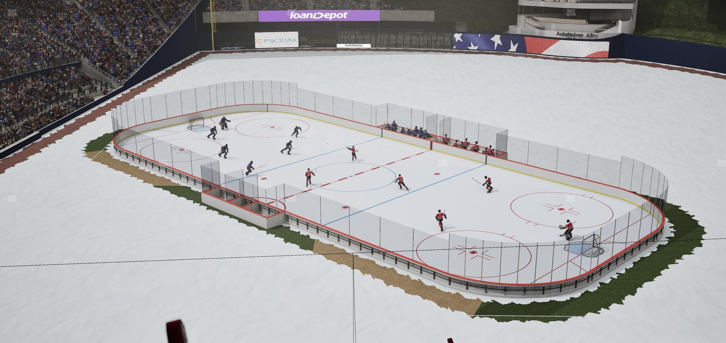 loanDepot park - Section 308 Seat View