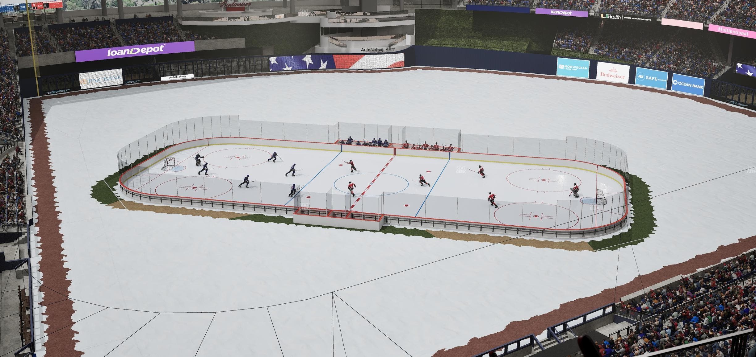 loanDepot park - Section 312 Seat View