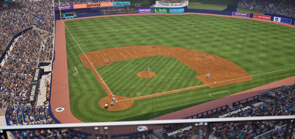 loanDepot park - Section 312 Seat View