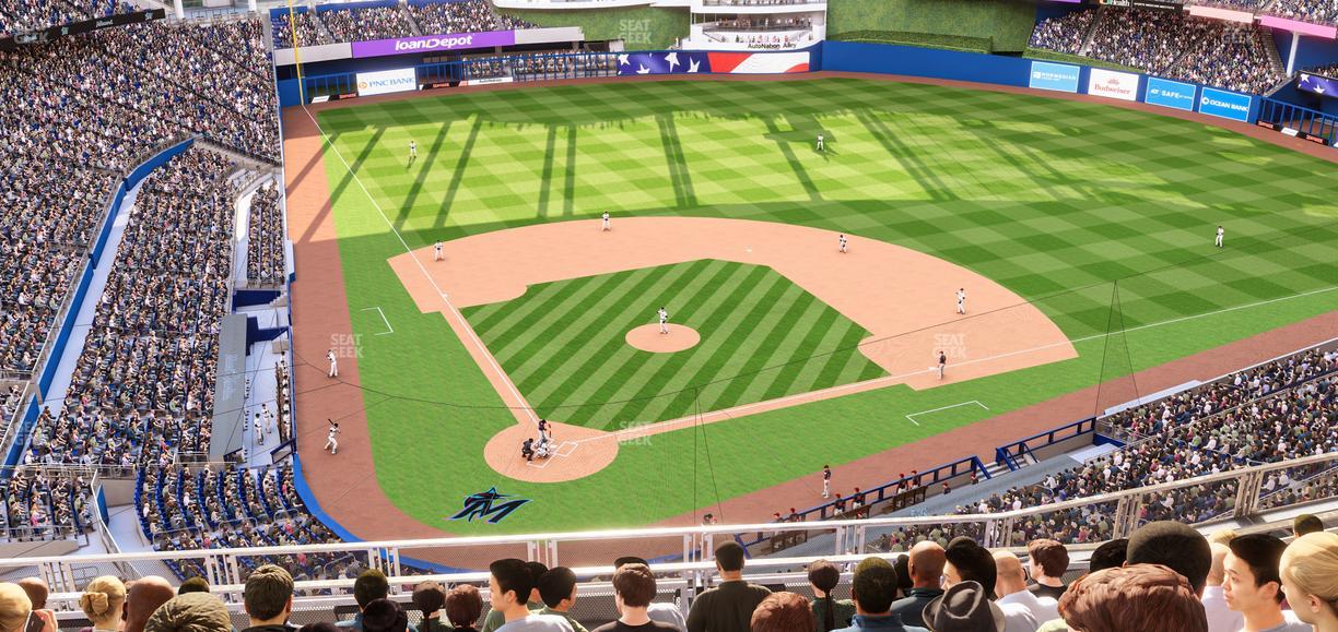 loanDepot park - Section 312 Seat View