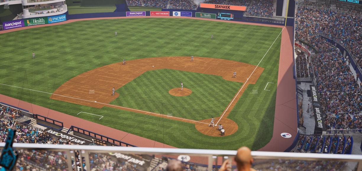 loanDepot park - Section 317 Seat View