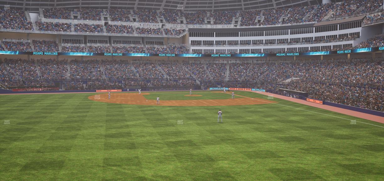 loanDepot park - Section 32 Seat View