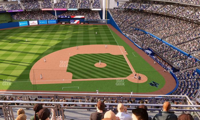 loanDepot park - Section 320 Seat View