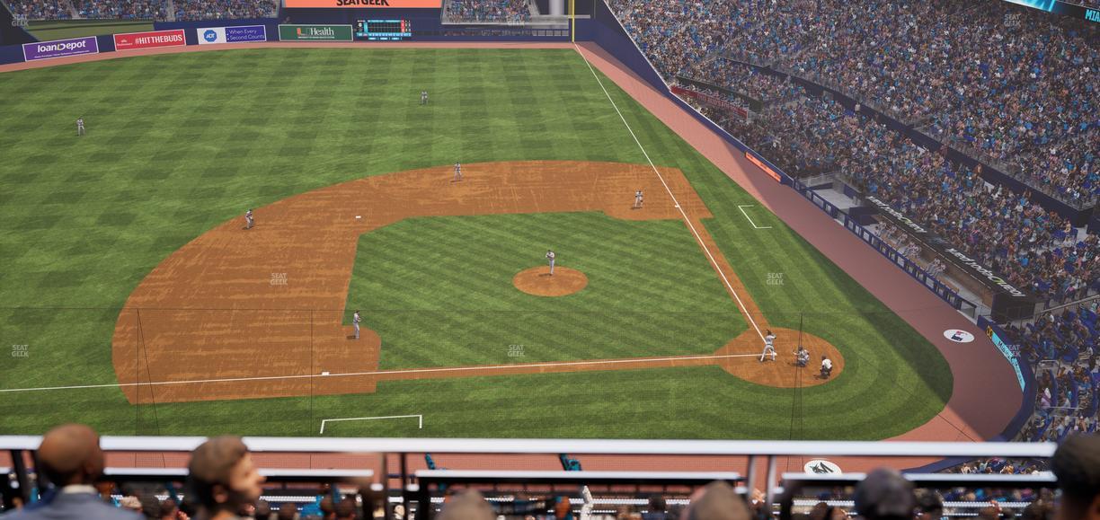 loanDepot park - Section 320 Seat View