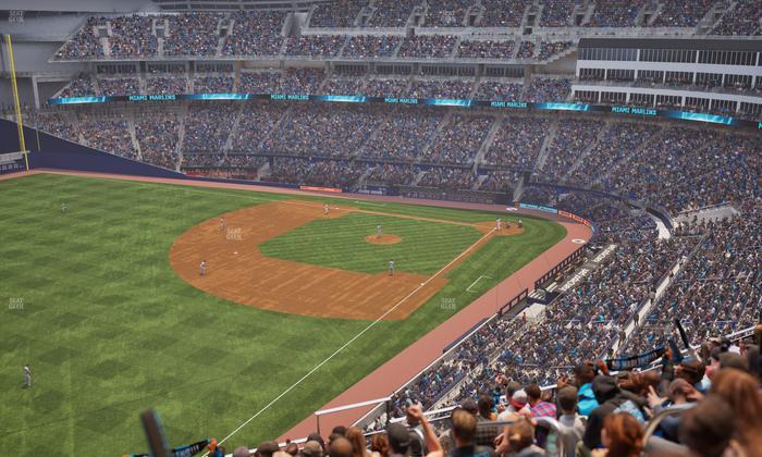 loanDepot park - Section 327 Seat View