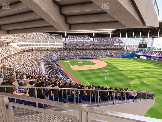 loanDepot park - Section Bar 201 Seat View