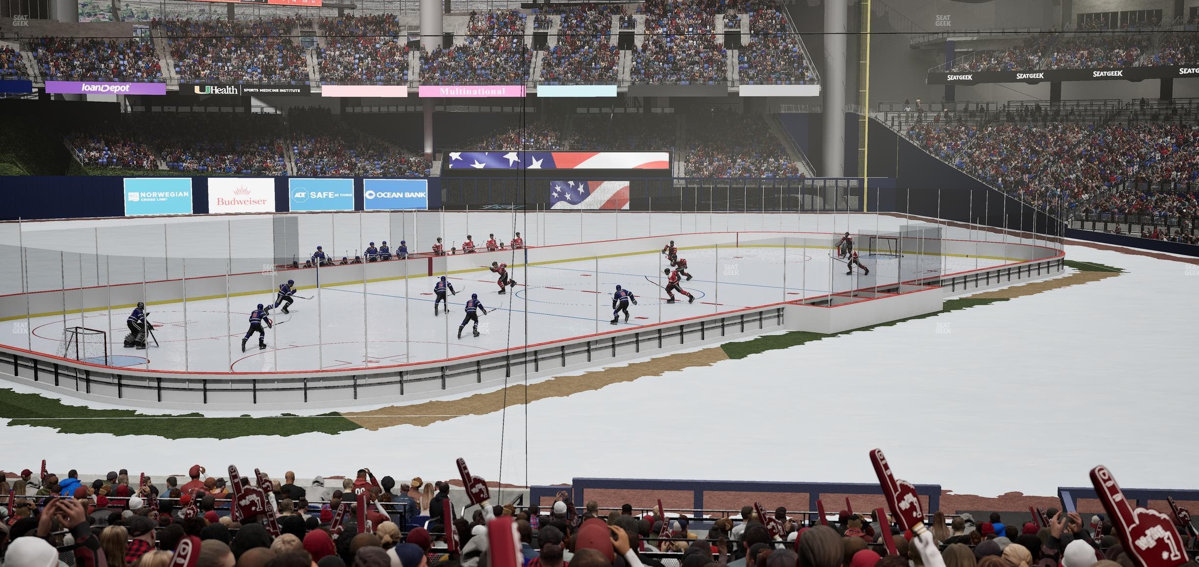 loanDepot park - Section Base Reserved 21 Seat View