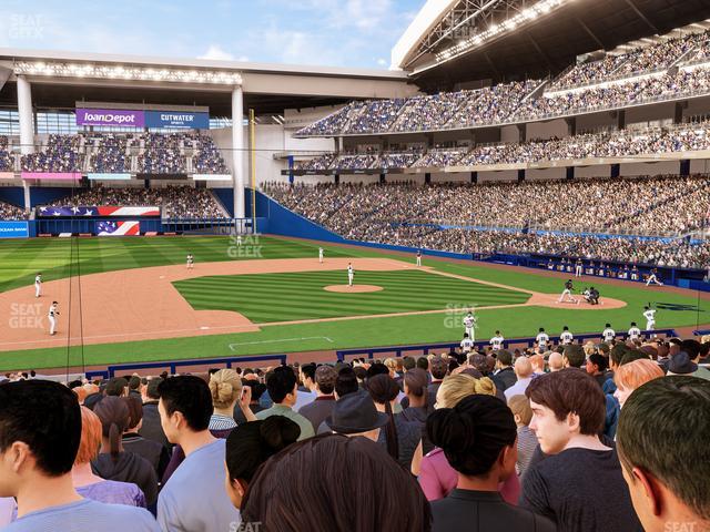 loanDepot park - Section Base Reserved 21 Seat View