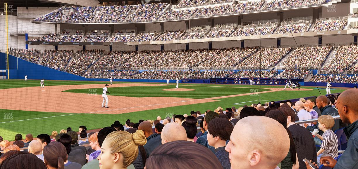 loanDepot park - Section Base Reserved 23 Seat View