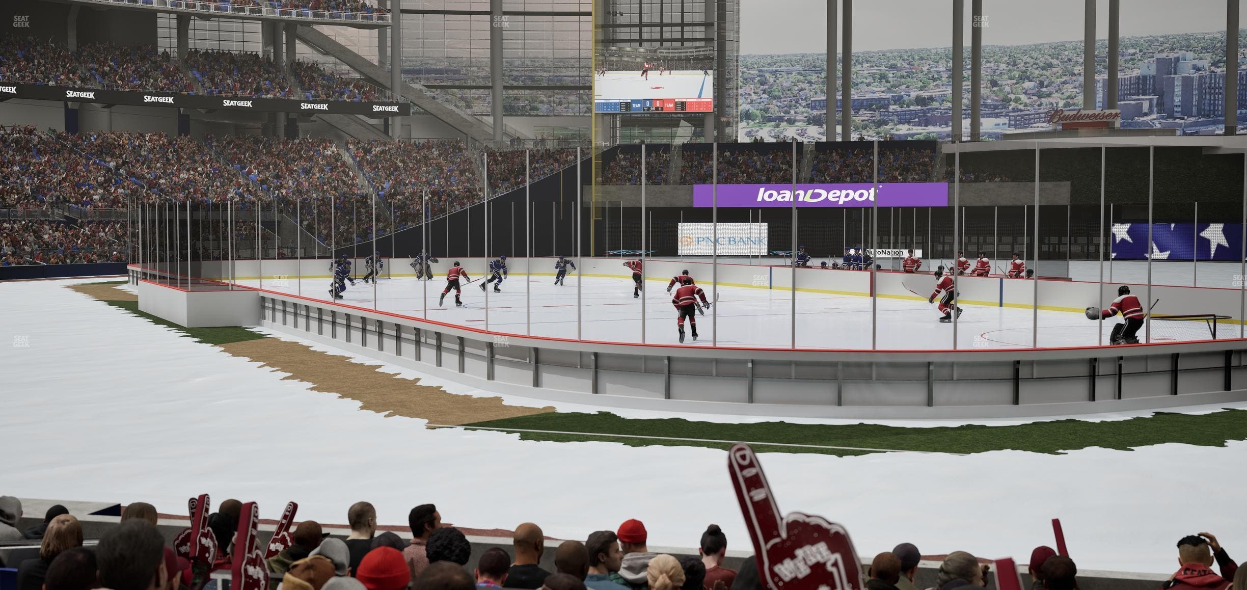 loanDepot park - Section Base Reserved 6 Seat View