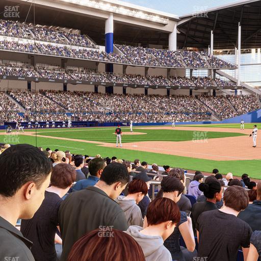 loanDepot park - Section Base Reserved 6 Seat View