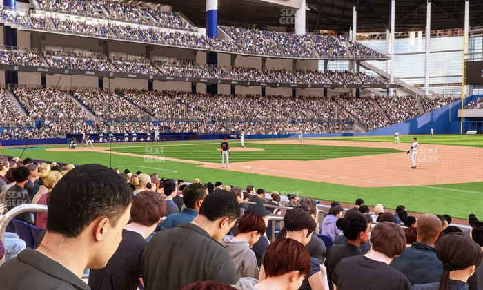 loanDepot park - Section Base Reserved 6 Seat View