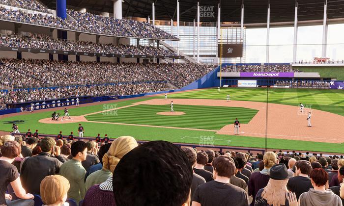 loanDepot park - Section Base Reserved 8 Seat View