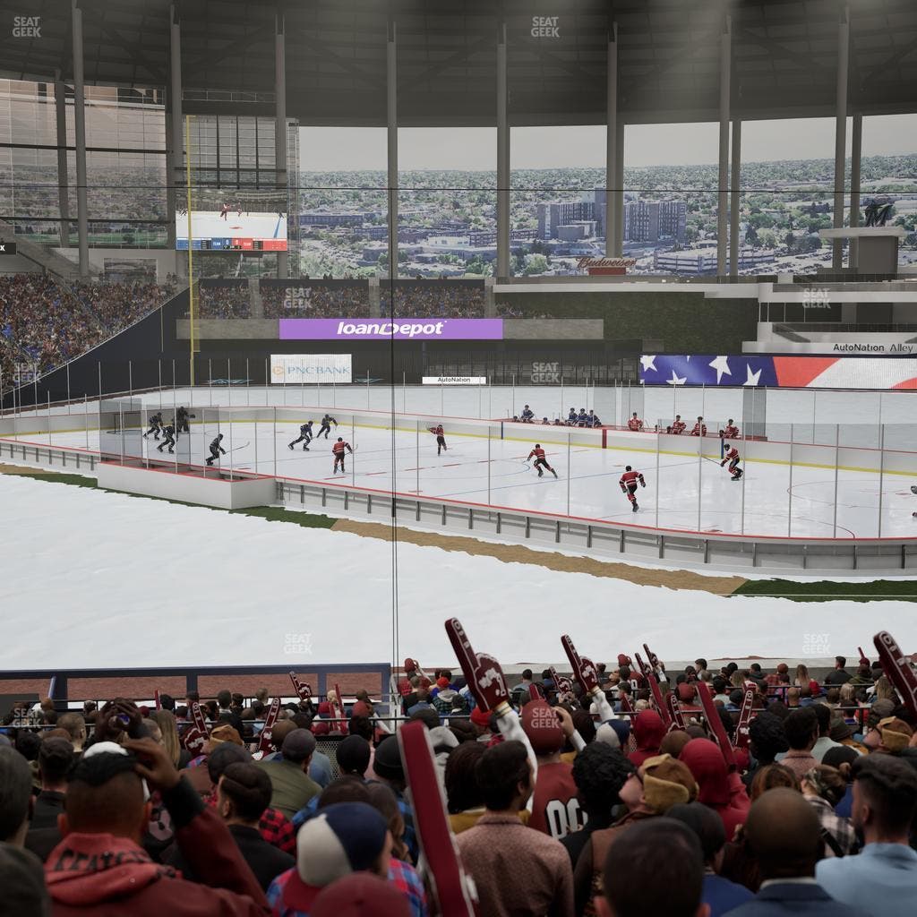 loanDepot park - Section Base Reserved 8 Seat View