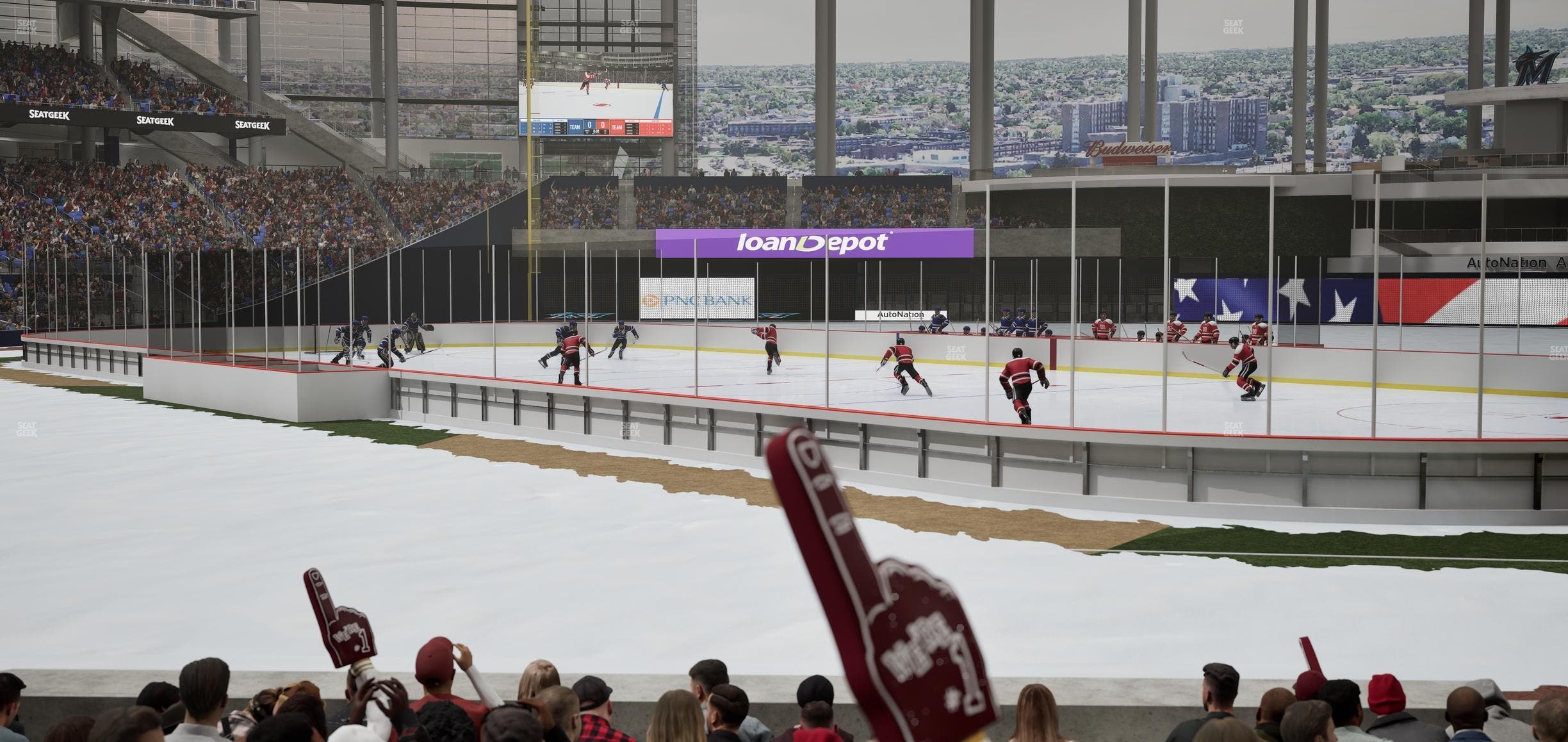 loanDepot park - Section Base Reserved Lower 7 Seat View