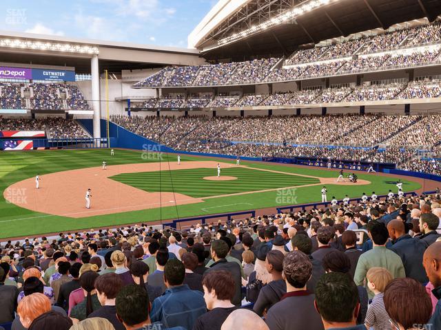 loanDepot park - Section Base Reserved Main 22 Seat View