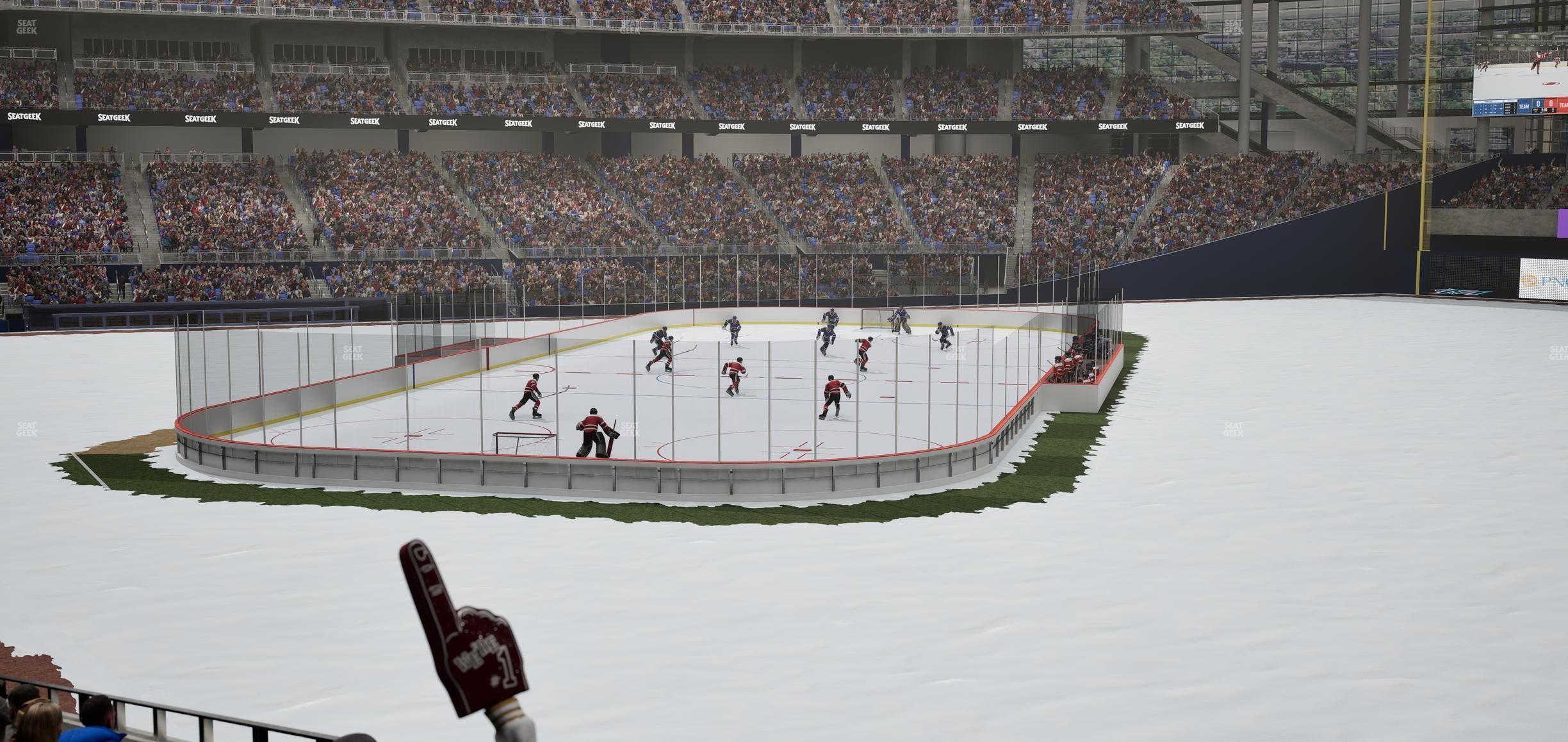 loanDepot park - Section Baseline Reserved 1 Seat View