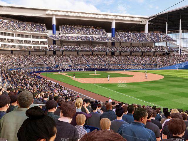 loanDepot park - Section Baseline Reserved 3 Seat View