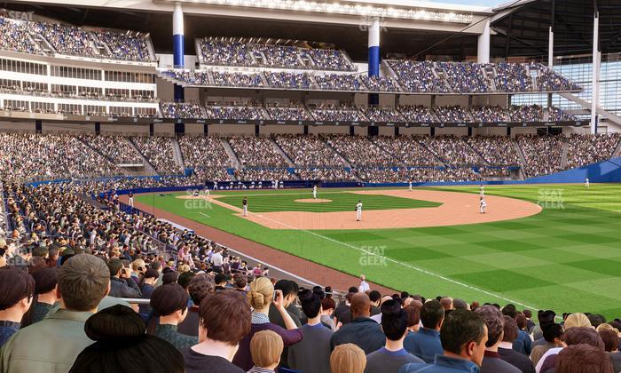 loanDepot park - Section Baseline Reserved 3 Seat View