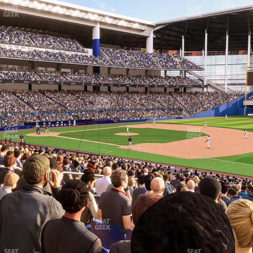 loanDepot park - Section Baseline Reserved 6 Seat View