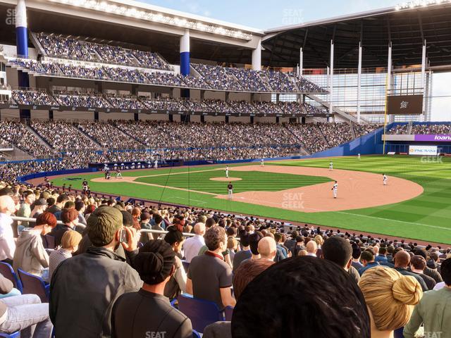 loanDepot park - Section Baseline Reserved 6 Seat View