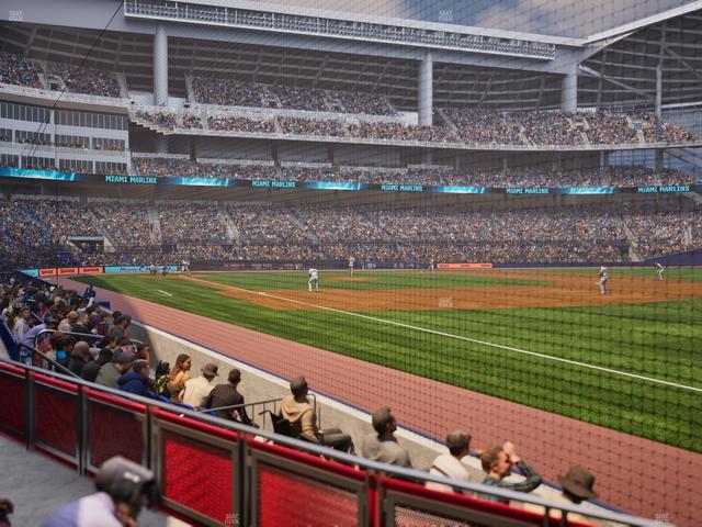loanDepot park - Section Baseline Reserved Lower 4 Seat View