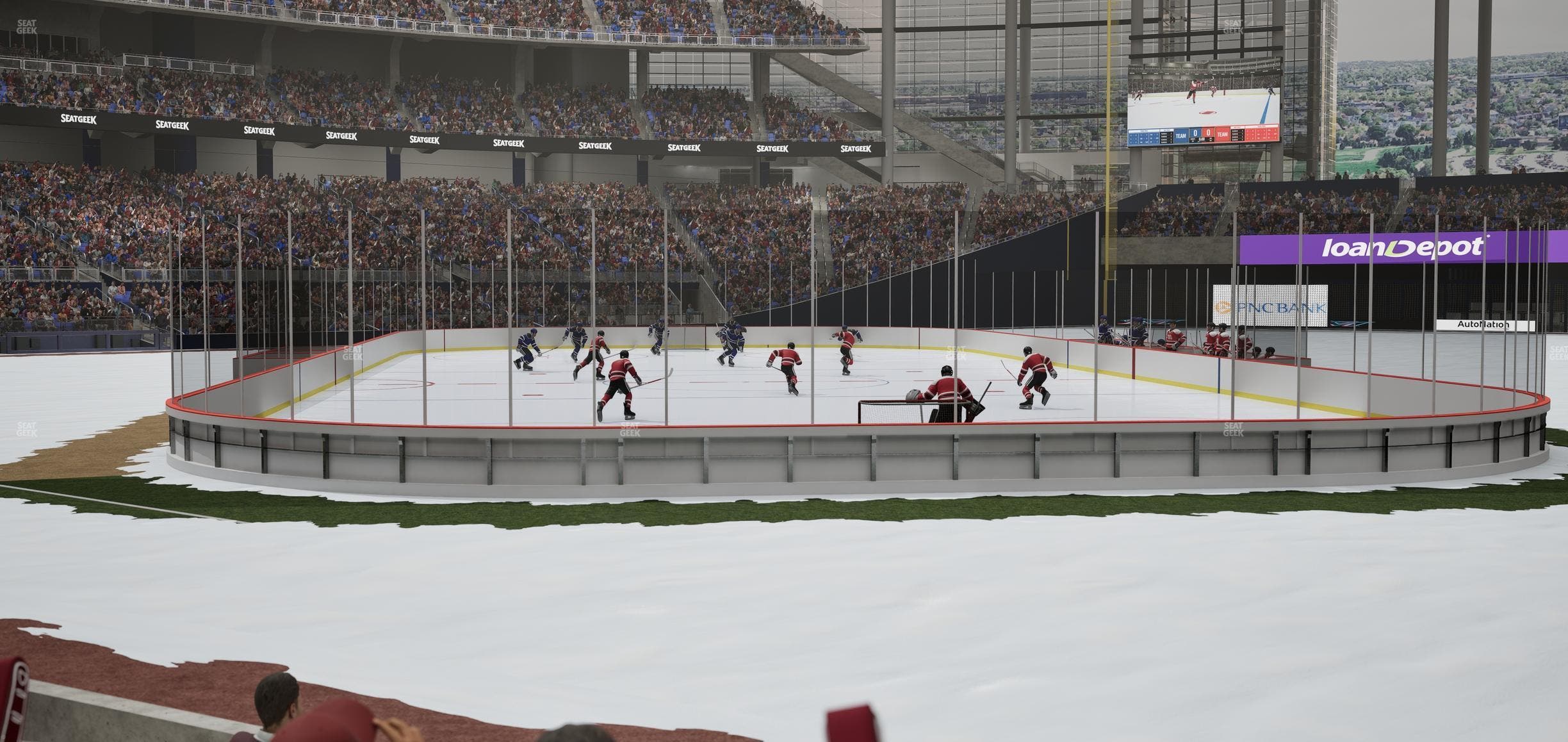 loanDepot park - Section Baseline Reserved Lower 4 Seat View