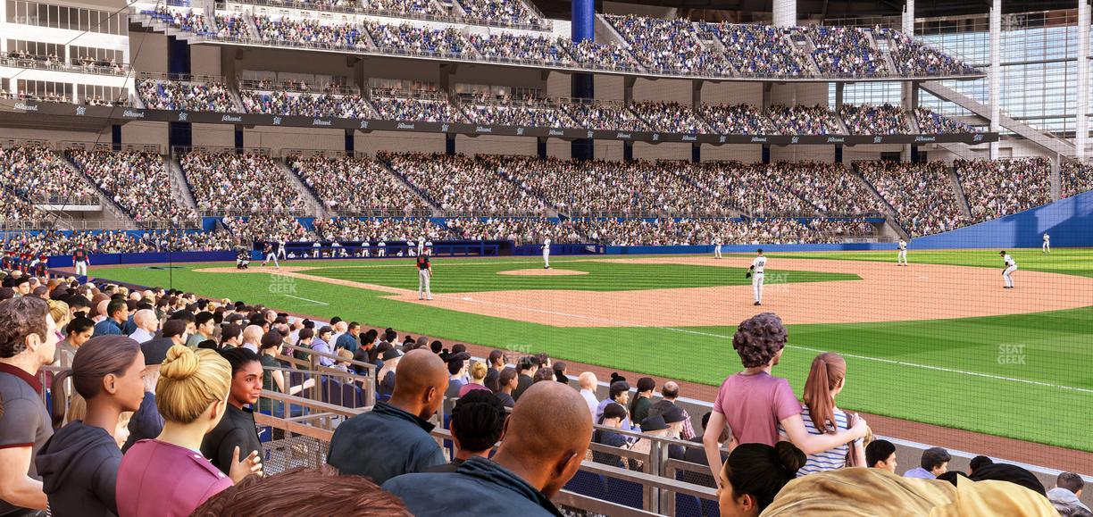 loanDepot park - Section Baseline Reserved Lower 5 Seat View