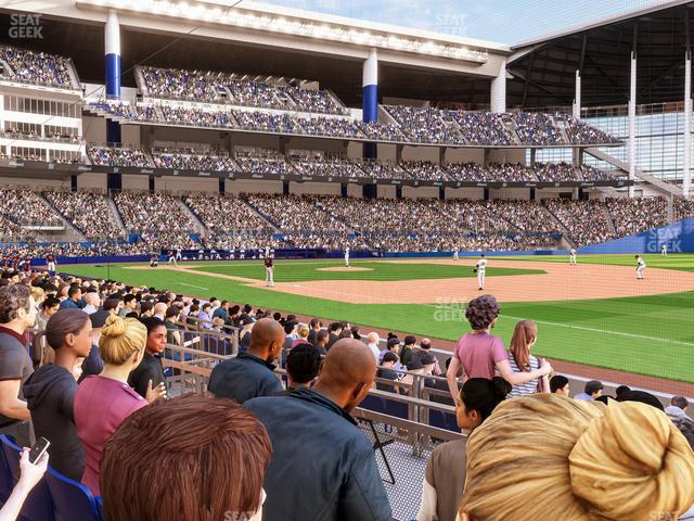 loanDepot park - Section Baseline Reserved Lower 5 Seat View