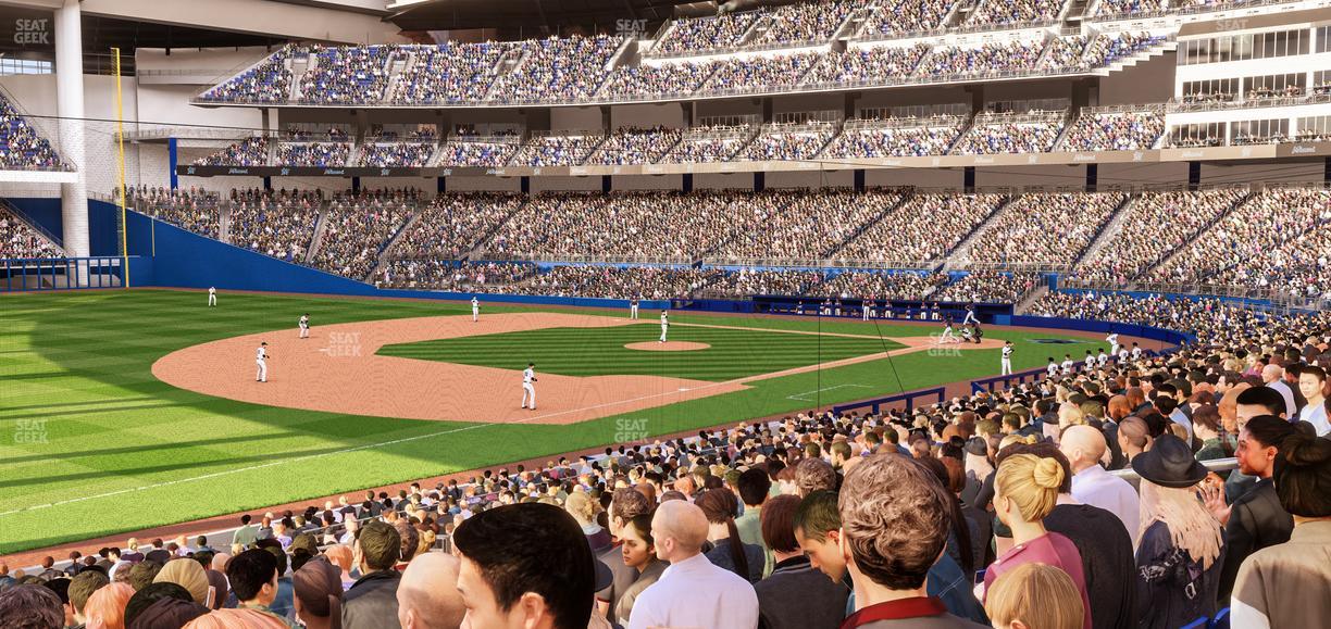 loanDepot park - Section Baseline Reserved Main 24 Seat View