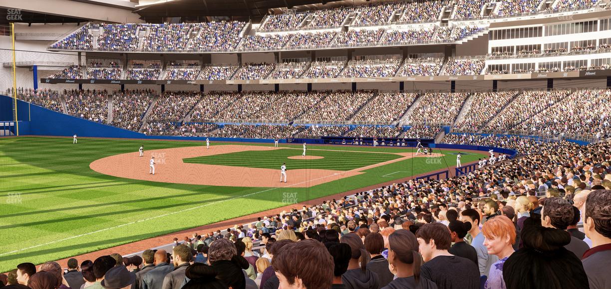 loanDepot park - Section Baseline Reserved Main 25 Seat View