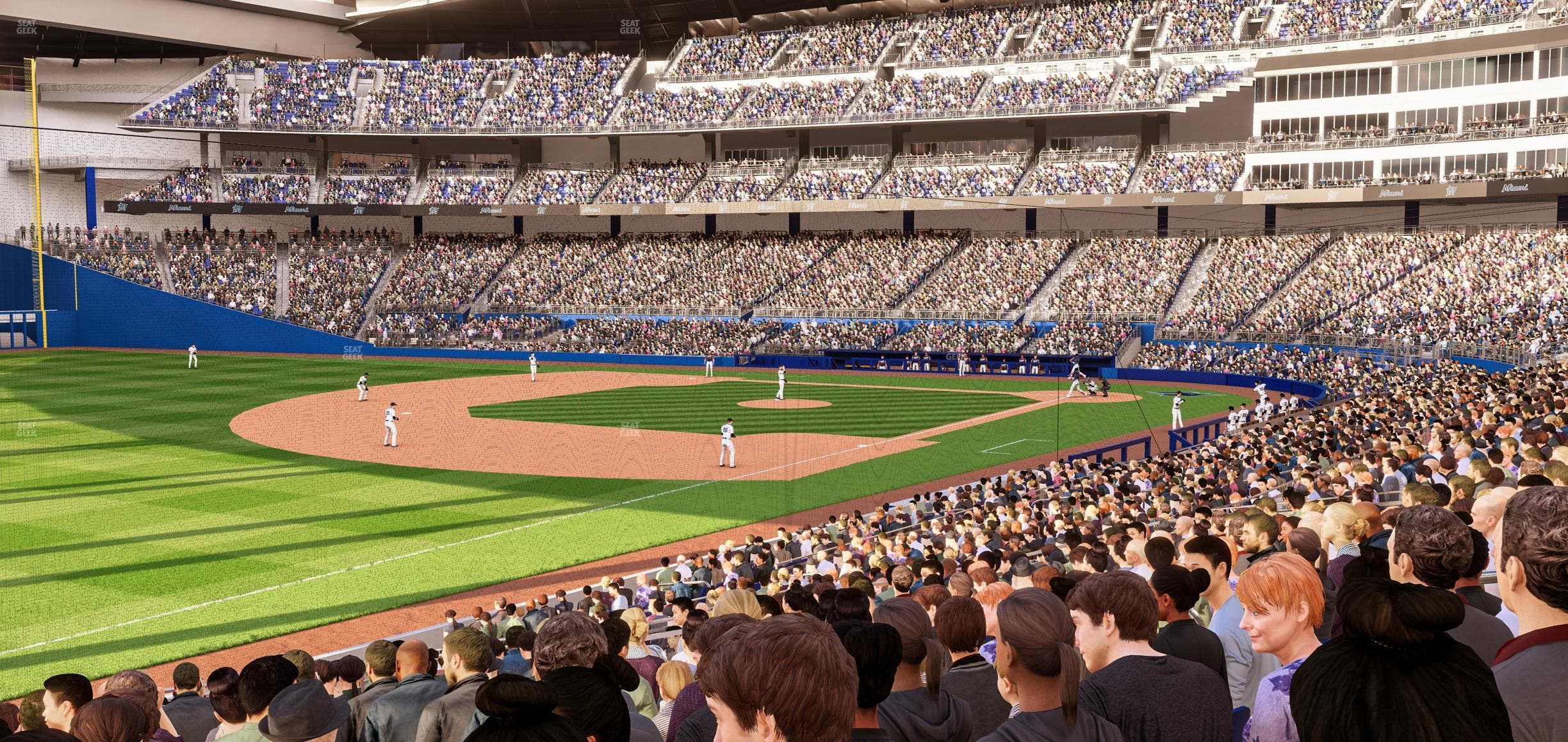 loanDepot park - Section Baseline Reserved Main 25 Seat View