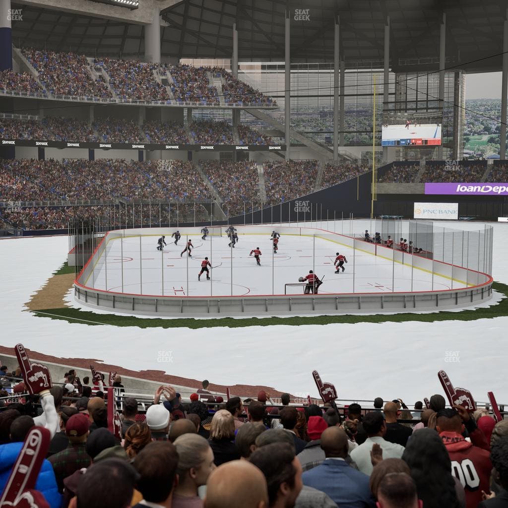 loanDepot park - Section Baseline Reserved Main 4 Seat View