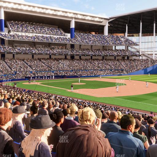 loanDepot park - Section Baseline Reserved Main 5 Seat View