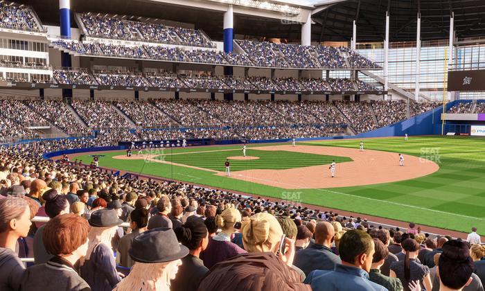 loanDepot park - Section Baseline Reserved Main 5 Seat View