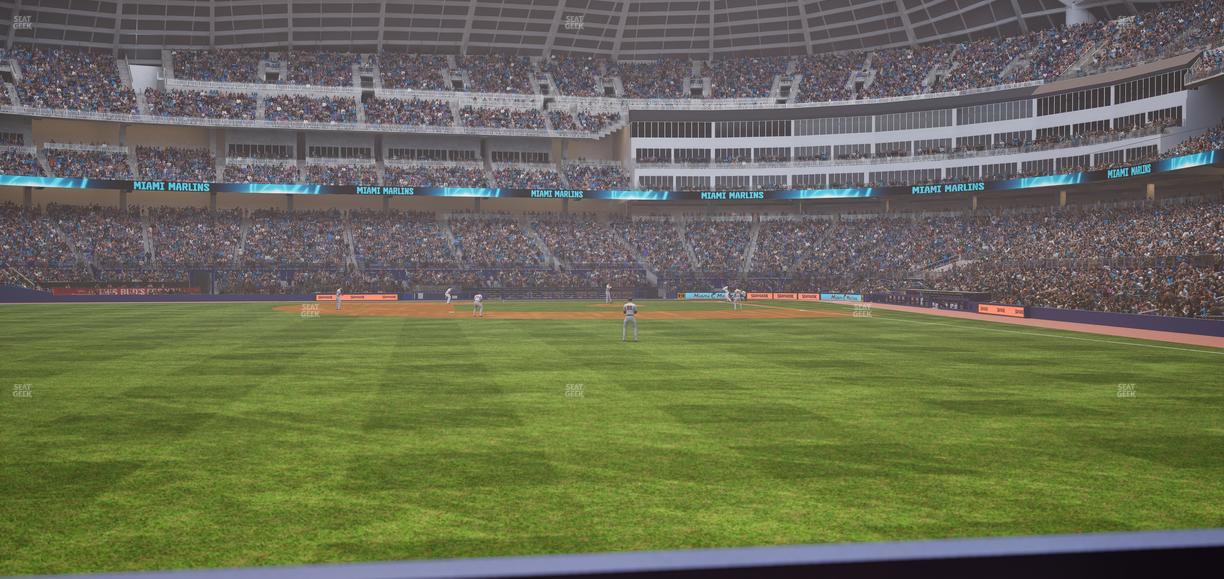 loanDepot park - Section Bullpen Bar 1 Seat View