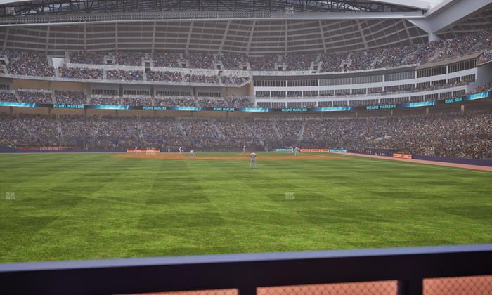loanDepot park - Section Bullpen Bar 1 Seat View