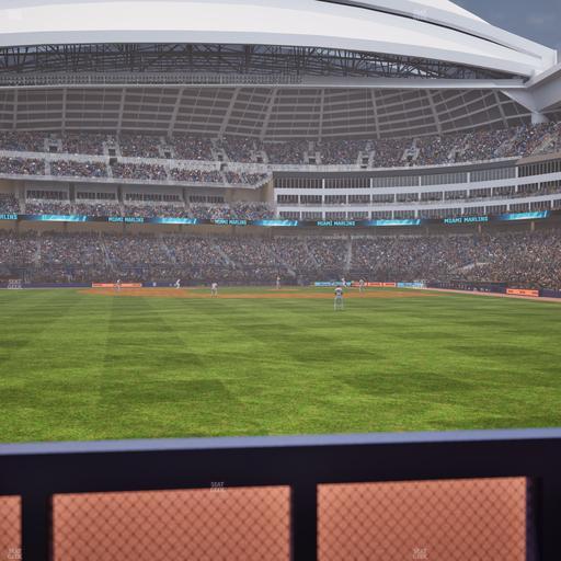 loanDepot park - Section Bullpen Bar 2 Seat View